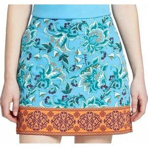 Lady Hagen Women's Sz 14 Golf Tennis Skort Skirt Shorts Scarf Print‎ Multi NWT